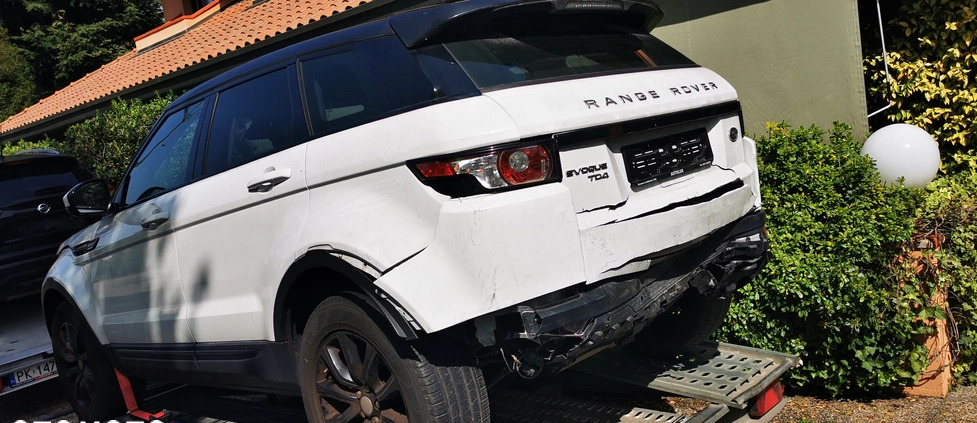 Land Rover Range Rover Evoque cena 44500 przebieg: 80000, rok produkcji 2015 z Piekary Śląskie małe 79